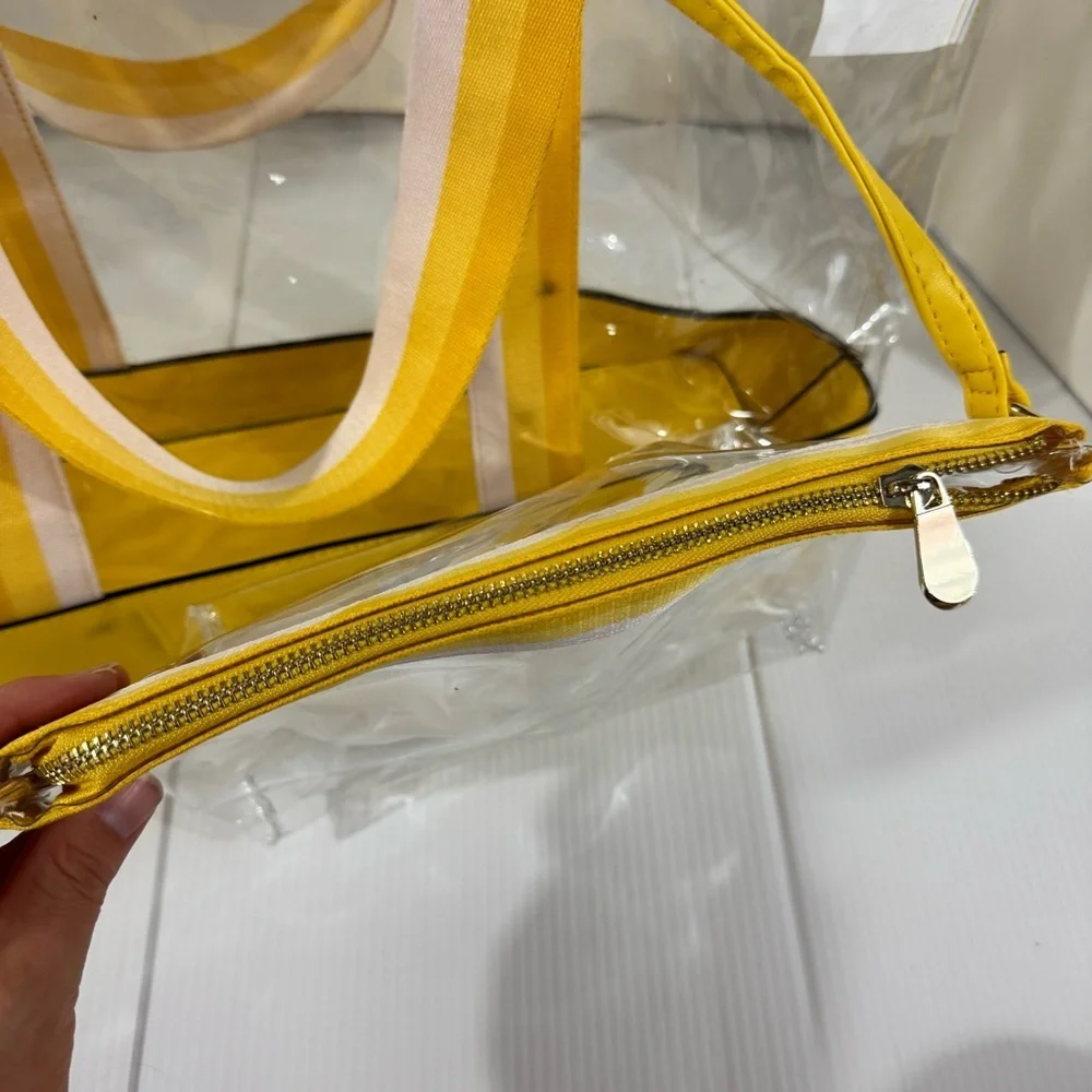 81. Transparent Yellow Tote Bag